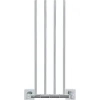 QUVIO Handdoekenrek - met 4 armen - RVS - Zilver