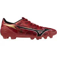 Mizuno Alpha II Select Gras Voetbalschoenen (FG) Rood Zwart Zilver