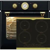 Kaiser Inbouwoven EH 6432 BE 68 L, 60 cm+KCT 6195 IEm inductiekookplaat 60 cm