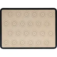 Krumble Siliconen bakmat met 24 cirkels - 29,5 x 42 cm
