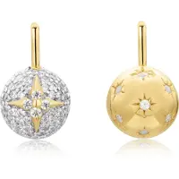 Ania Haie AH NC052-11T Pop Charms Dames Hanger - Sieraad - Zilver - Goudkleurig - 925 Zilver - 8 mm breed - 12 mm lang
