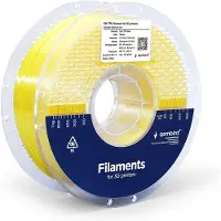Gembird Silk TPU filament, yellow, 1.75 mm, 1 kg