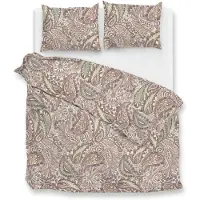 Zo! Home Dekbedovertrekset Paisley Design Zachte Katoensatijn - 260 x 200/220 cm