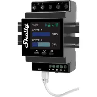 Shelly Pro Dual Cover Pm Din-Railcontroller Voor Smart Home