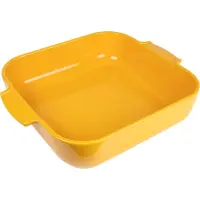 Peugeot Appolia Ovenschaal Vierkant 36 Cm - Ovenschalen Keramiek Saffron Yellow - 61456