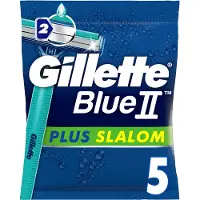 Gillette Scheermesjes Wegwerpscheermesjes BLUE II PLUS SLALOM 5 stuks