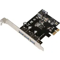 Microconnect USB PCIe 2.0-adapter - MICRO CONNECT - 2x USB 3.0 extern + 2x intern - Zwart - USB 3.0-technologie