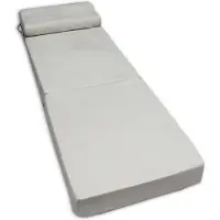 Viking Choice Opvouwbaar matras - Wasbare hoes - 70cm x 200cm x 15cm - Crème