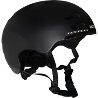 Hudora skaterhelm met kled en led zwart, maat s (53-55cm)