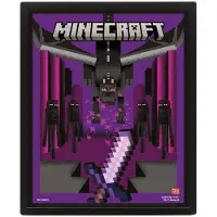 Pyramid MINECRAFT (ENDER DRAGON DUEL) LENTICULAR POSTER