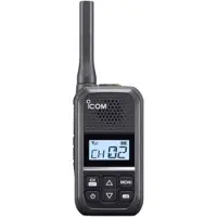 Icom IC-U20SR - PMR446 portofoon - Compact lichtgewicht 21 uur batterijduur - Zwart