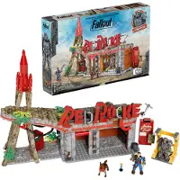 Mattel Fallout MEGA Construction Set Red Rocket Truck Stop Construction kits