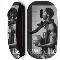 MANIACASE Draadloze muis - - Kobe Bryant - Zwart - Nano USB-ontvanger - Draadloze connectiviteit