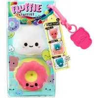 FLUFFIE STUFFIEZ Mini - Verrassingsitem - 7 cm - Oranje en roze - Plukknuffel