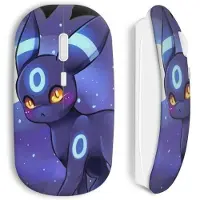 MANIACASE Draadloze Muis - Pokemon - Paars - Wifi USB Stick - Compatibel met Mac en PC - Uniek Ontwerp