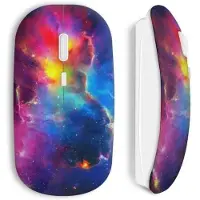 MANIACASE Draadloze Muis Galaxy multicolor achtergrond
