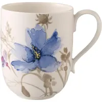Villeroy & Boch Mariefleur Gris Basic Latte Macciato Mug - Koffiekopjes Porselein White - 1041041630