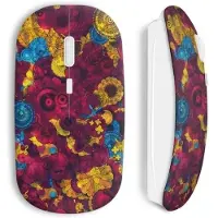 MANIACASE Psychedelische Stijl Draadloze Muis