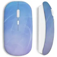 MANIACASE Draadloze Muis - - Rook in de lucht - Blauwe kleur - Inclusief wifi USB-stick - Compatibel met Mac en PC