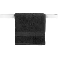 QUVIO Handdoekhouder met stang - 7 x 50 x 3 cm - Wit