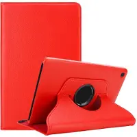 Cadorabo Tablet boekomslag (Galaxy Tab S5e), Tablethoes, Rood