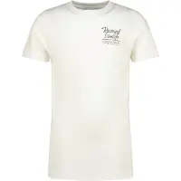 Raizzed T-shirt wit Jongens Katoen Ronde hals Effen - maat 128