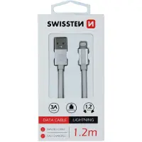Swissten Datenkabel Textil USB / Lightning 1.2 M