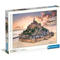 Clementoni - Puzzel - 1500 Stukjes - Mont Saint-Michel Rising - Puzzel Voor Volwassenen - High Quality Collection