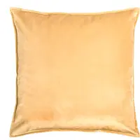 QUVIO Sierkussenhoes - 45x45cm – Fluweel - Beige