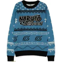 Naruto - Anime kersttrui - Shippuden - Logo - XL tot XXL - voor Mannen - meerkleurig - Maat XL