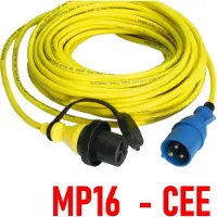 Victron Energy 32a/250vac 3x6sq Mm Pontoon Cable 25 M Geel