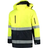 Tricorp 403004 Parka ISO20471 Fluor Geel-Marineblauw maat 4XL heren