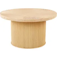 Beliani ILIOS - Salontafel set - Natuurlijk - Rotan