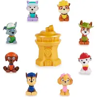 Spin Master PAW Patrol 10e verjaardag - Minifiguren van 5 cm in uitkijktoren-verrassingsverpakking - stijlen kunnen variëren