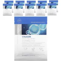 Farm Stay Collagen Water Full Moist Soothing Mask - 27 ml * 10 pcs