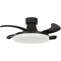 Beacon Zwarte plafondventilator Fanway Orbit Ø 91,5cm
