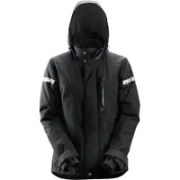 Snickers 1127 AllroundWork Waterproof 37.5 Isolerend Damesjack Zwart maat XXL dames