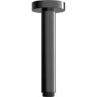 Hotbath Cobber CB452 plafondbuis 15cm gepolijst zwart PVD