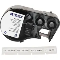 Brady M4-130-492 FreezerBondz polyester labels zwart op wit 20,99 mm x 9,53 mm (origineel)