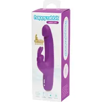 Happy Rabbit - Slimline Rabbit Vibrator Realistic - Paars