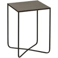 J-Line bijzettafel kruis frame metaal 35x35x50.5cm