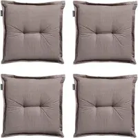 Madison zitkussen basic taupe ca. set van 4