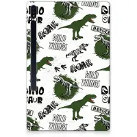 B2Ctelecom Back Case voor Samsung Galaxy Tab S7 Plus | S8 Plus Dinosaurus