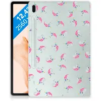 B2Ctelecom Hippe Hoes voor Samsung Galaxy Tab S7FE Unicorns