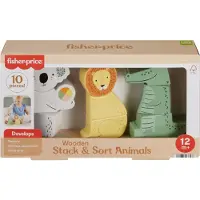 Fisher-Price Hout Stapel Dieren
