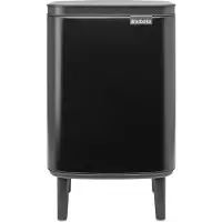 Brabantia 227141 Bo Hi Afvalemmer 7L - Matt Black