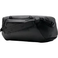Peak Design Travel Duffel, zwart, geschikt voor kamperen, sport en reizen, 50 liter, nylon, nylon, gevoerd