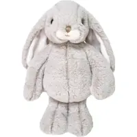 Bukowski pluche konijn knuffeldier - lichtgrijs - staand - 25 cm - Knuffel huisdieren