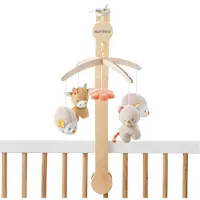 Adlibris Mila, Lana en Zoe - Muziekmobiel - Mobiel - One Size - Zand Beige