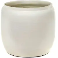 Serax Bloempot XL model Costa Creme D 18,5 cm H 19 cm D opening 17 cm